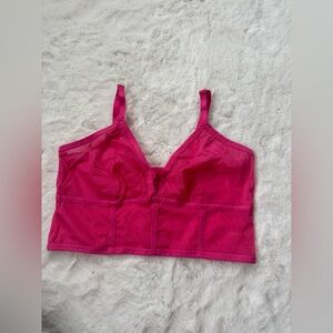 Auden Fuchsia Longline Bralette